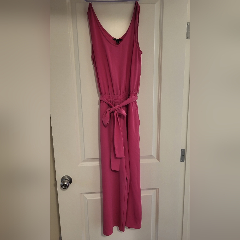 RW & Co Barely Woren Elegant Pink Jumpsuit